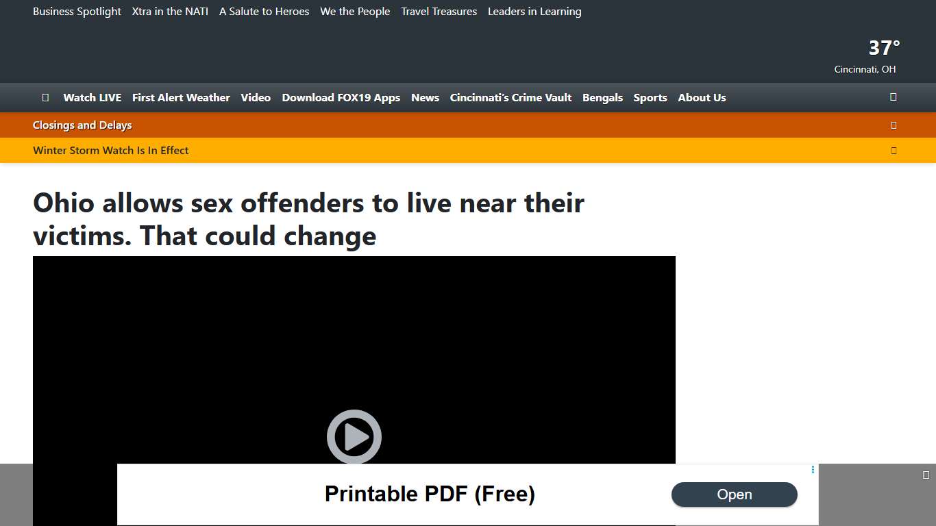 Ohio allows sex offenders to live near their victims. That could change